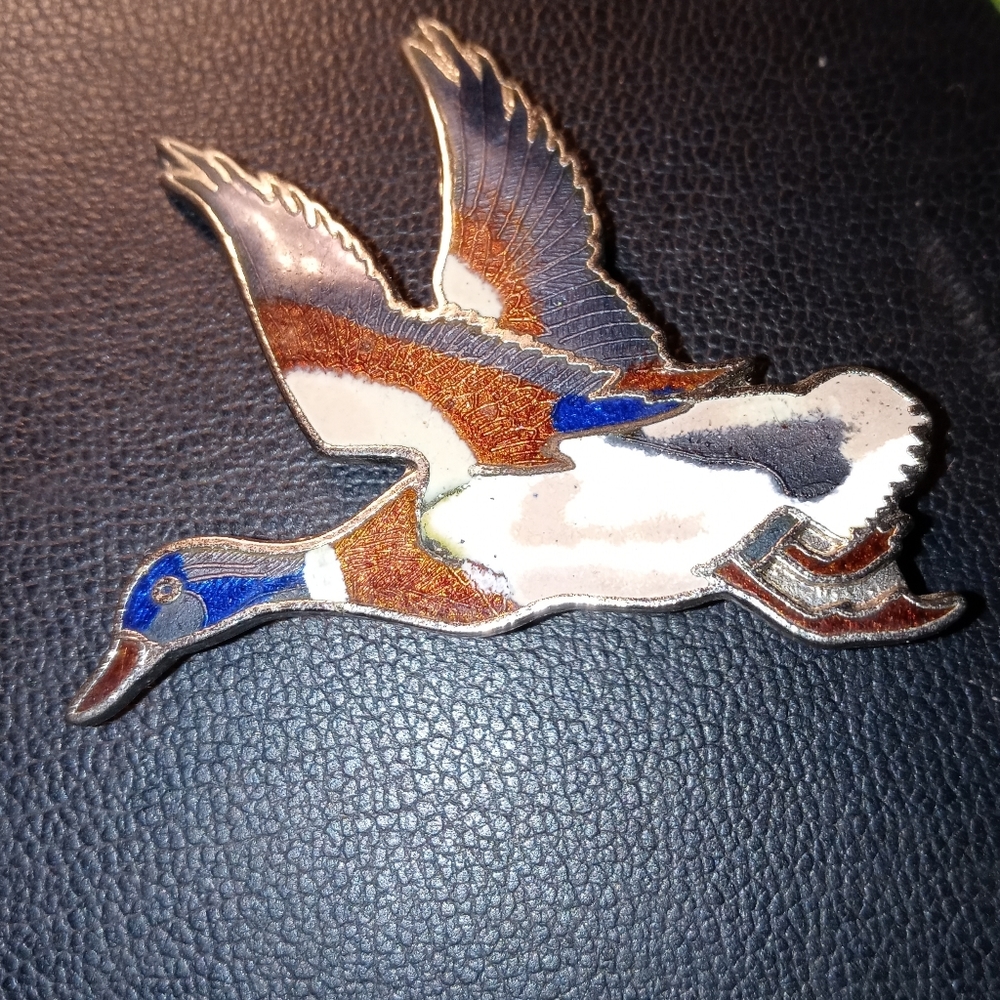 Vintage MAFco Duck Brooch Clip